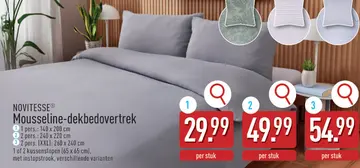 Aanbieding: Mousseline-dekbedovertrek