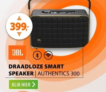 Aanbieding: JBL Authentics 300 Zwart