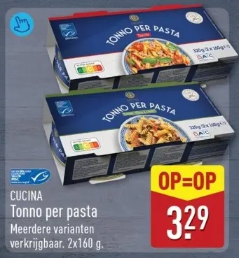 Aanbieding: Tonno per pasta