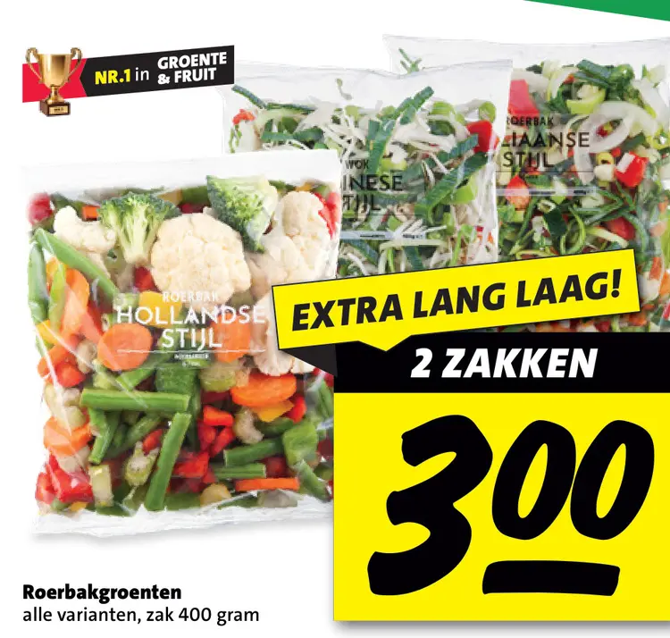 Aanbieding: Roerbakgroenten