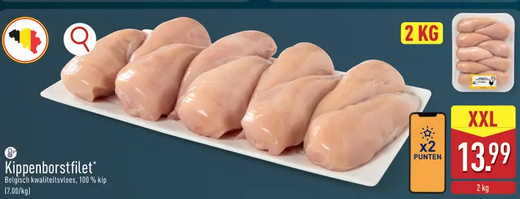 Promotie: Kippenborstfilet