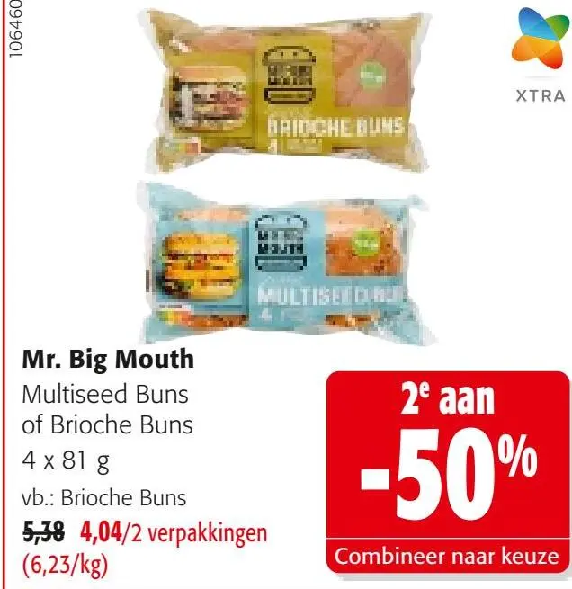 Promotie: Multiseed Buns of Brioche Buns