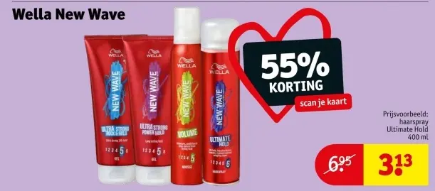 Aanbieding: Wella New Wave haarspray Ultimate Hold