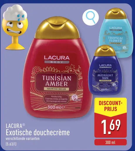 Promotie: Exotische douchecrème