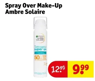 Offre: Spray Over Make-Up Ambre Solaire