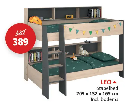 Promotie: LEO Stapelbed