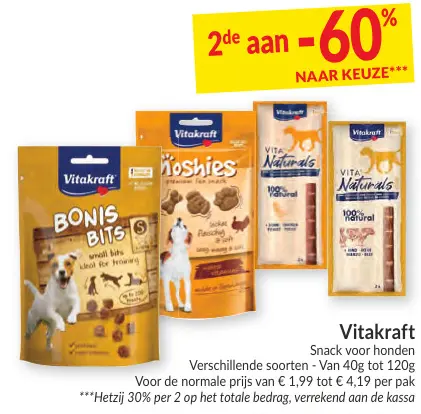 Promotie: Snack voor honden