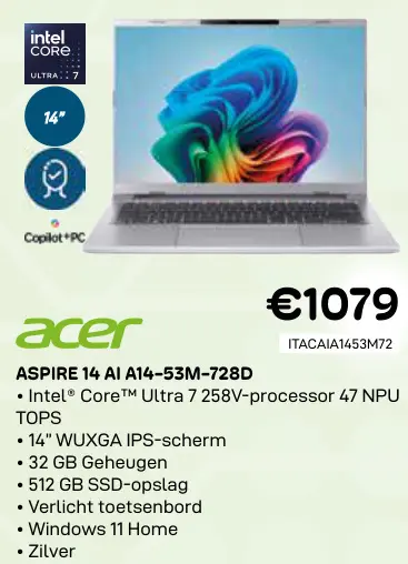 Promotie: Aspire 14 ai a14-53m-728d