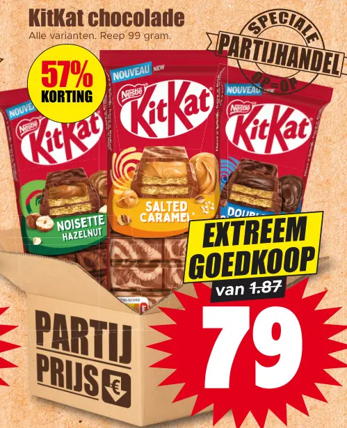 Aanbieding: KitKat chocolade