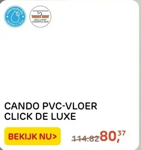 Aanbieding: CANDO PVC-VLOER CLICK DE LUXE