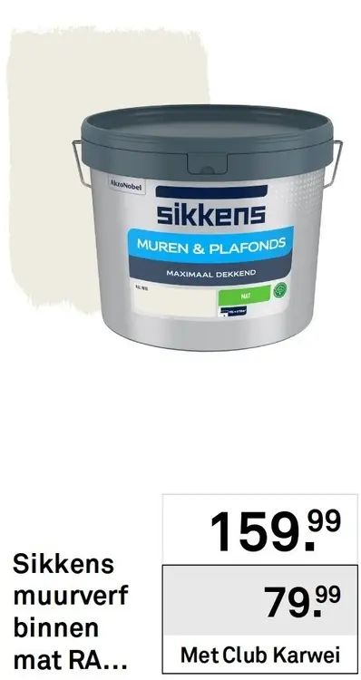 Aanbieding: Muurverf binnen mat