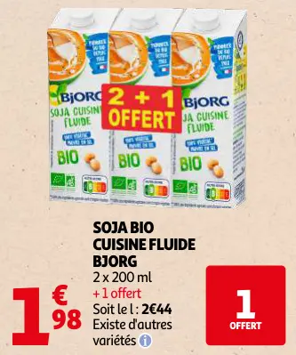 Promotie: Soja bio cuisine fluide