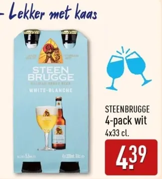 Aanbieding: STEENBRUGGE 4-pack wit