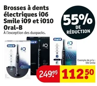 Offre: Brosses à dents électriques i06 Smile i09 et iO10