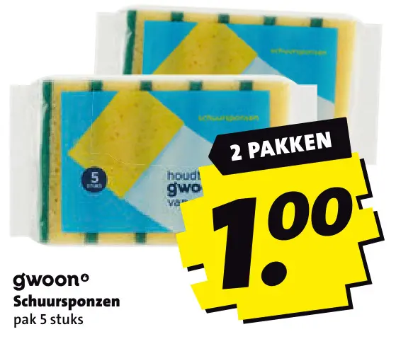 Aanbieding: Schuursponzen