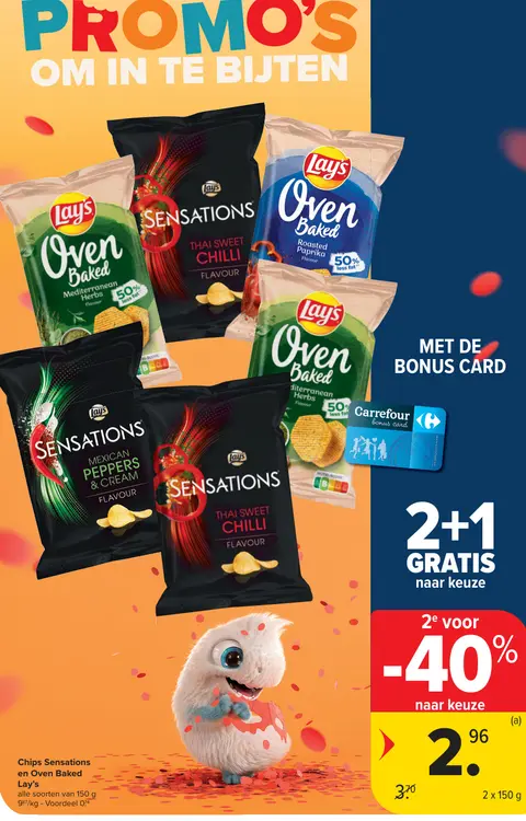 Promotie: Chips Sensations en Oven Baked