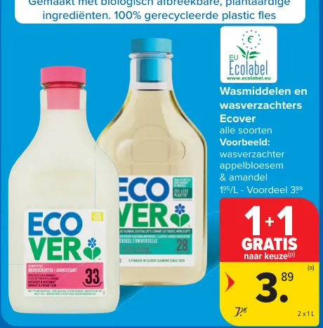 Promotie: Wasmiddelen en wasverzachters