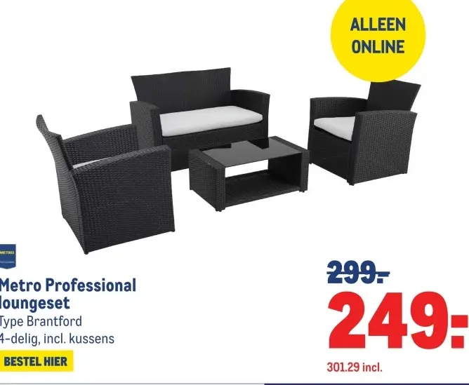 Aanbieding: loungeset