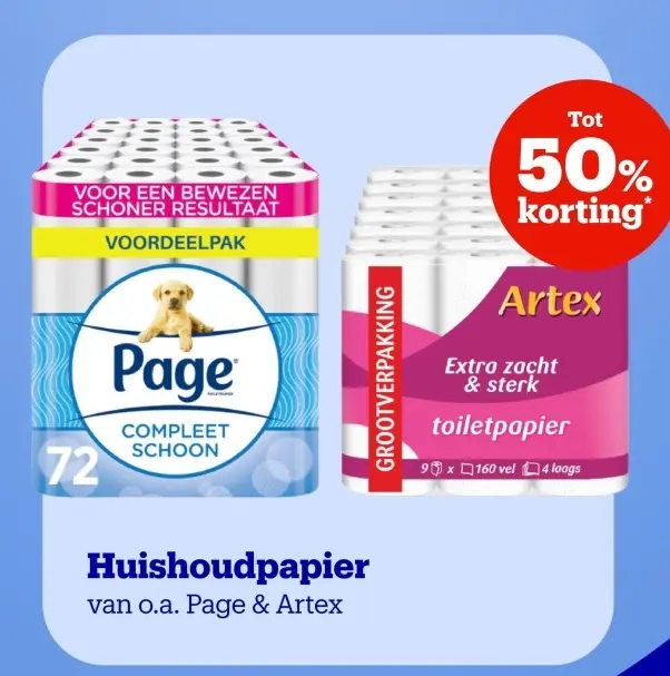 Promotie: Huishoudpapier