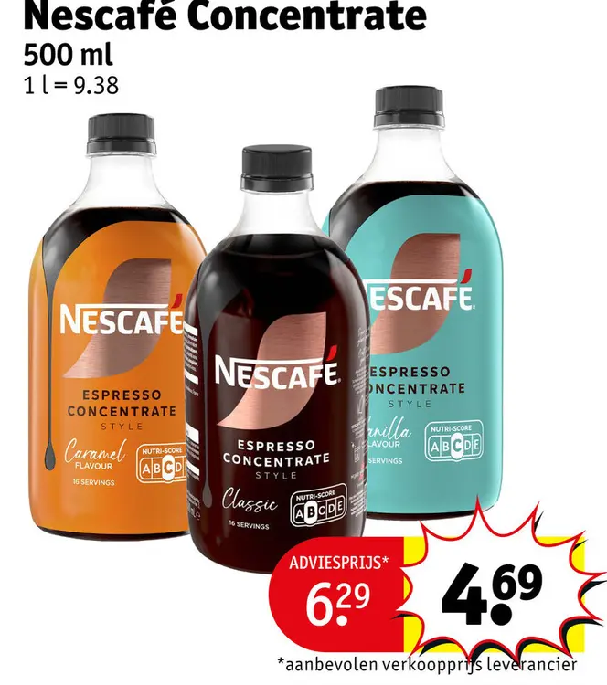 Promotie: Nescafé Concentrate