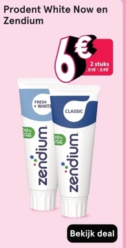 Aanbieding: Prodent White Now en Zendium