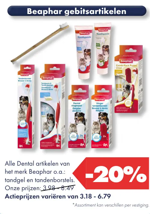 Aanbieding: gebitsartikelen