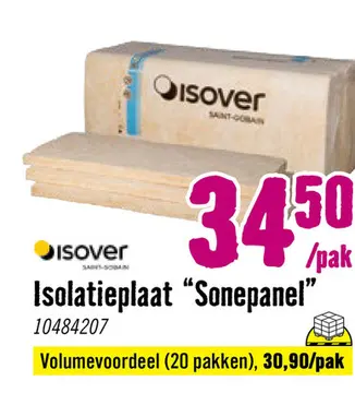 Aanbieding: Isolatieplaat 'Sonepanel'