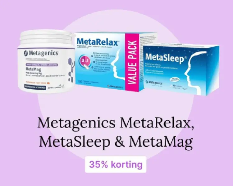 Aanbieding: MetaRelax, MetaSleep & MetaMag