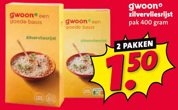 Aanbieding: Zilvervliesrijst