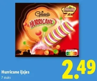 Aanbieding: Hurricane ijsjes