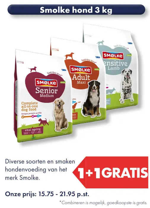 Aanbieding: Hondenvoer 3 kg