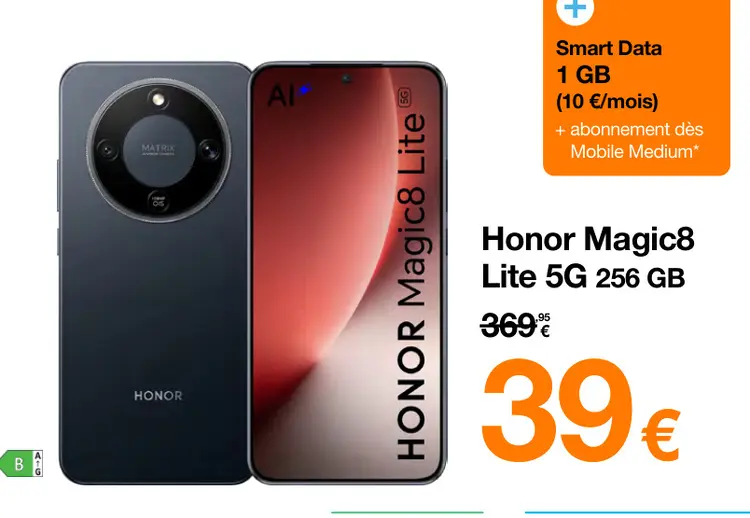 Offre: Honor Magic8 Lite 5G 256 GB