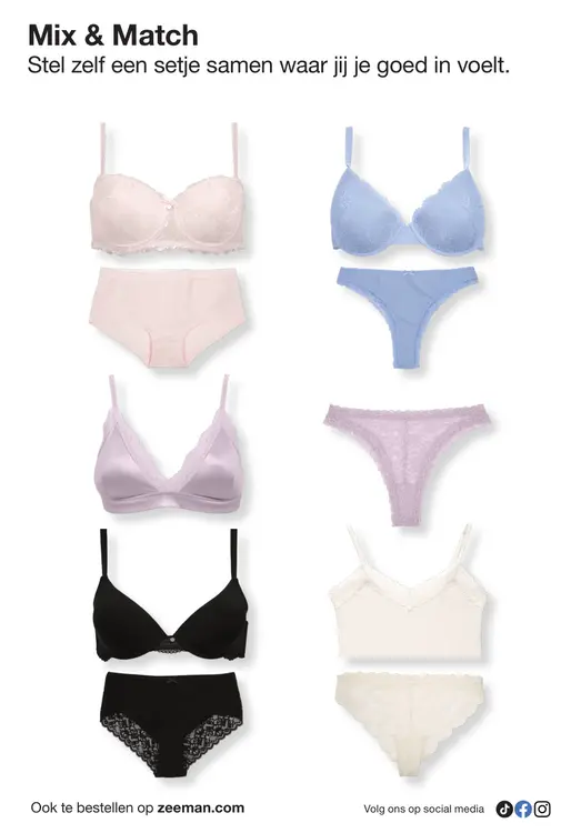 Aanbieding: Mix & Match Lingerie