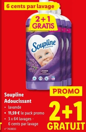 Offre: Soupline Adoucissant