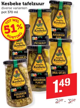 Aanbieding: Kesbeke tafelzuur