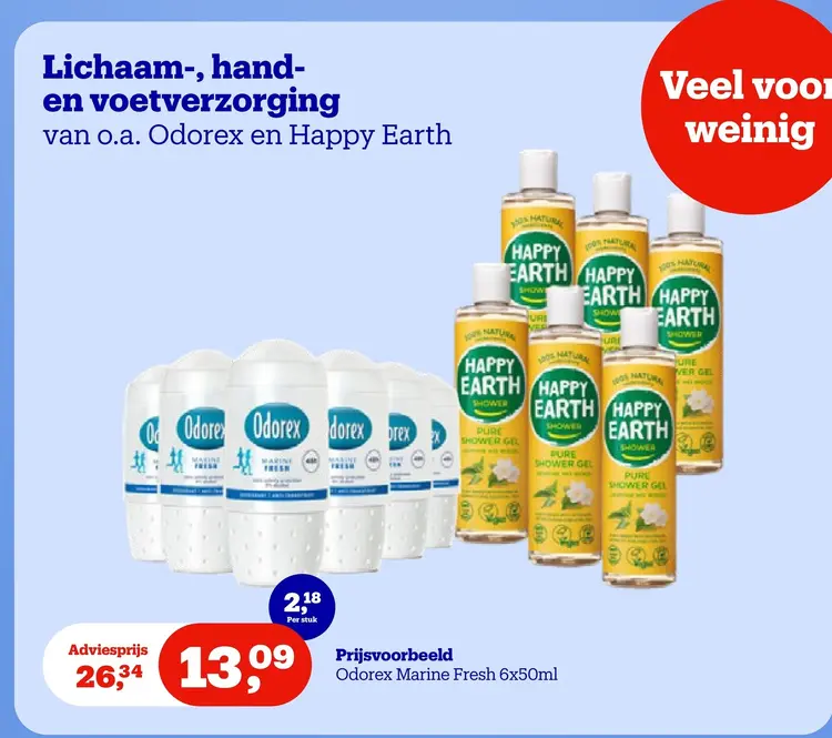 Aanbieding: Lichaam-, hand- en voetverzorging