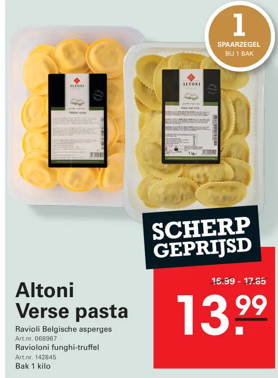 Aanbieding: Verse pasta