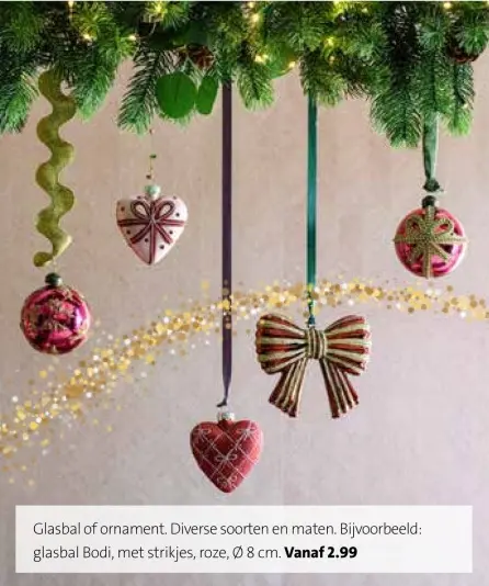 Aanbieding: Glasbal of ornament