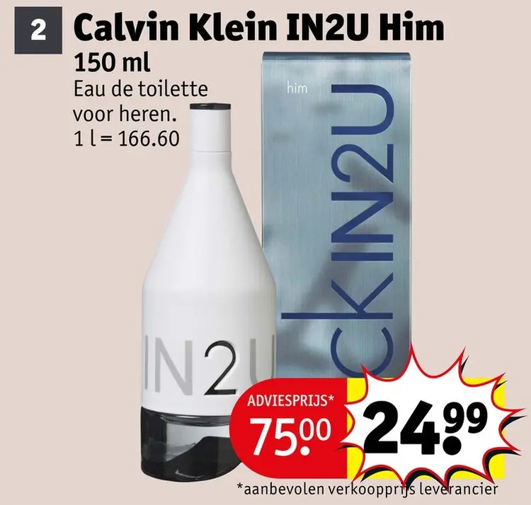 Promotie: Calvin Klein IN2U Him