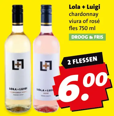 Aanbieding: Chardonnay viura of rosé