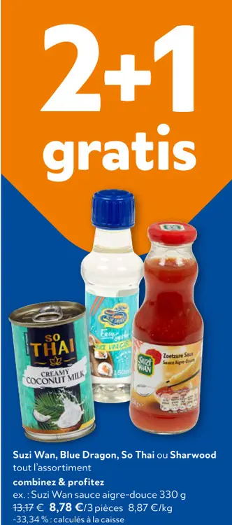 Offre: Suzi Wan, Blue Dragon, So Thai ou Sharwood