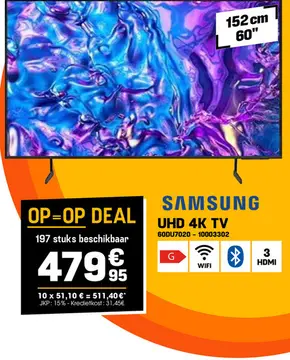 Aanbieding: SAMSUNG UHD 4K TV