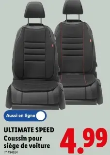 Offre: Coussin pour siège de voiture