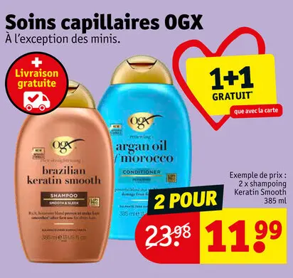 Offre: Soins capillaires OGX