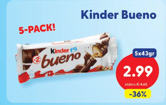 Aanbieding: Kinder Bueno