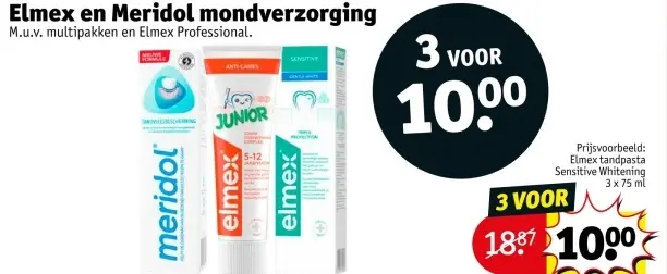 Aanbieding: Elmex en Meridol mondverzorging