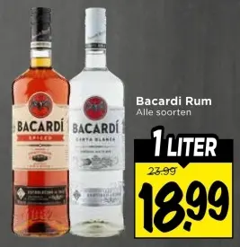 Aanbieding: Bacardi Rum