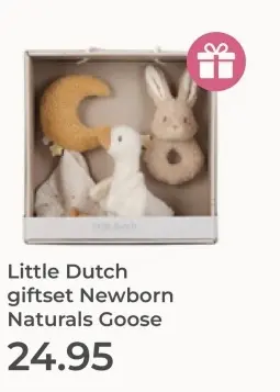 Aanbieding: giftset Newborn Naturals Goose