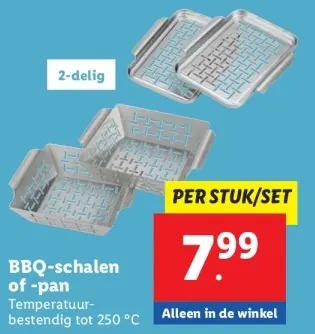 Aanbieding: BBQ-schalen of -pan