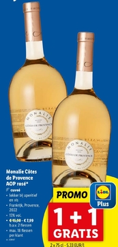 Aanbieding: Monalie Côtes de Provence AOP rosé
